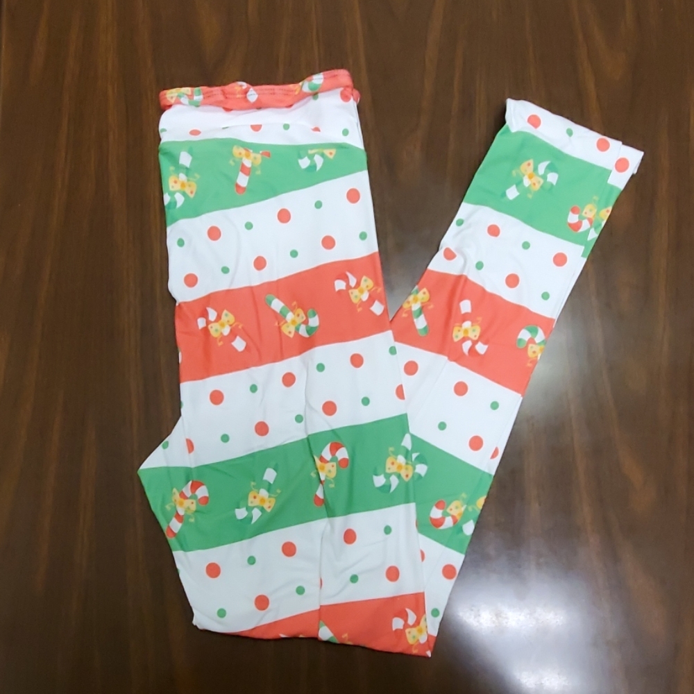 Candy Cane Leggings